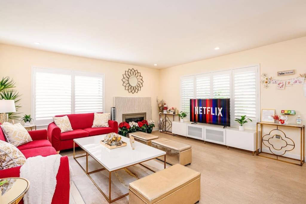 La Sunny House Beautiful Yard 7 Rooms 4 Bathrooms Near Disneyland & Hollywood & Downtown Hacienda Heights Extérieur photo